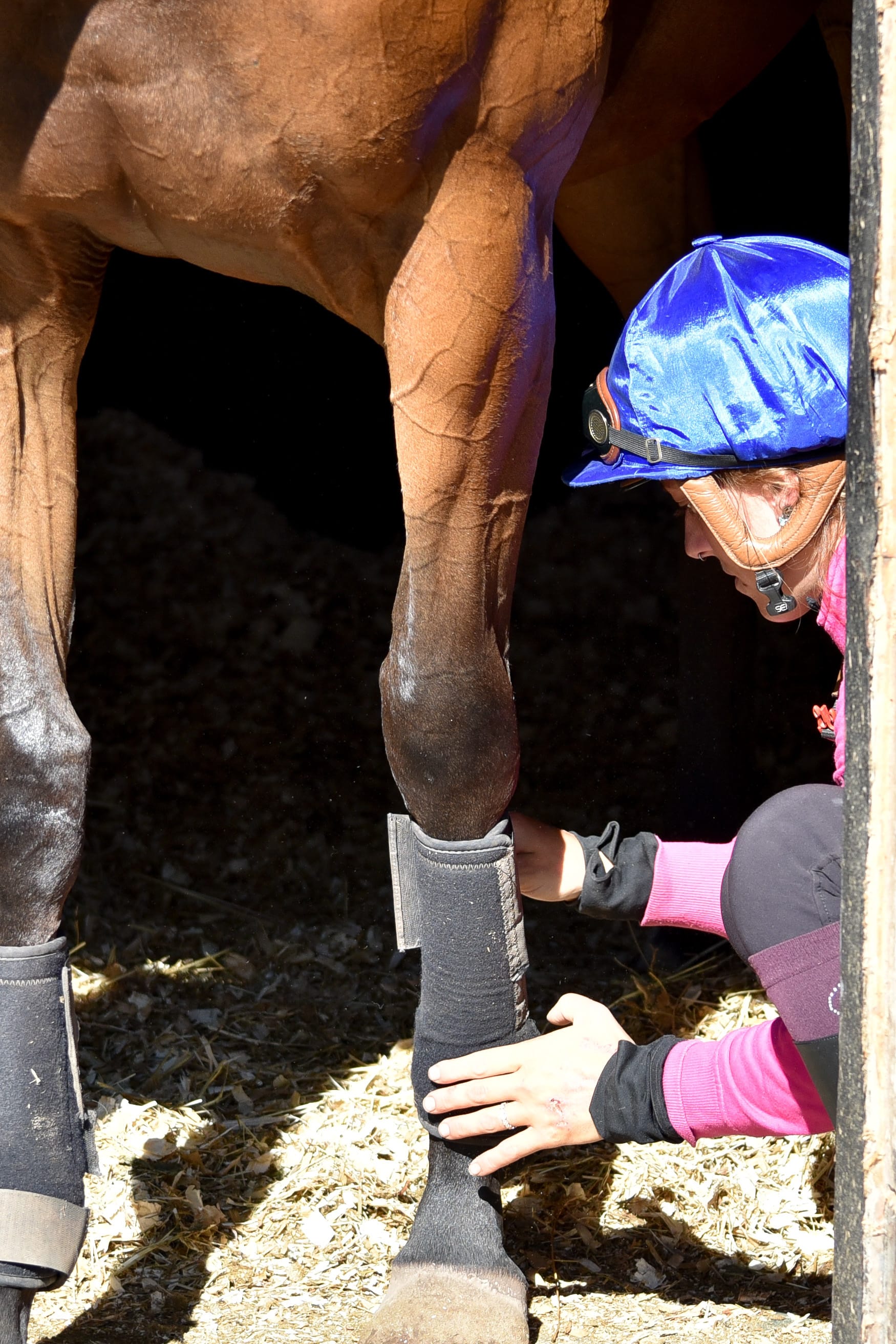 Morning training at Les Aigles